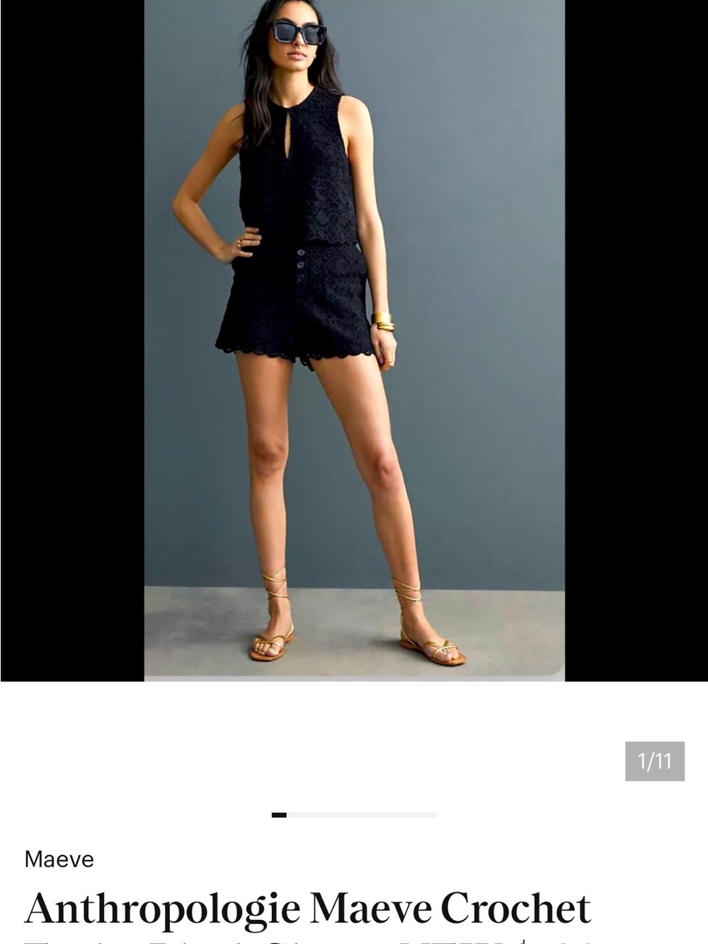 Maeve Crochet Eyelet Shorts

New With Tags